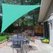 Shade&Beyond 12 x12 x17 Customize Sun Shade Sail Turquoise UV Block 185 GSM Commercial Triangle Outdoor Covering for Backyard Pergola Pool (Customized Available) AT-10T