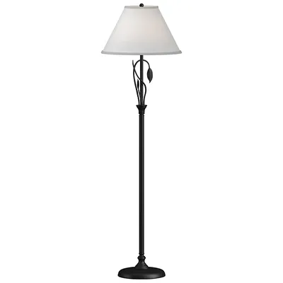 Hubbardton Forge Forged Leaves and Vase Floor Lamp