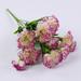 11Head/Bouquet Carnation Artificial Flowers Plastic Fake Plants Home Party Wedding Decor