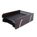 2 Tier Document Organizer W/ Pen Holder & Note Box Desk Letter Tray Office Organizer