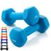 Neoprene Hex DumbbellExercise Fitness Dumbbells Set for Home Gym Equipment Workouts Strength Training Set of 2