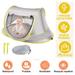 Portable Baby Beach Tent Pop up Small Travel Baby Beach Tent with Mosquito Net UPF 50+ Baby Sun Shade Tent Foldable Baby Tent for Beach