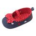 Girl Light up Tennis Shoes Summer Children Toddler Shoes Girls Sports Shoes Flat Sole Lightweight Slip On Elastic Band Colorblock Polka Dot Bow Girls Size 11 Tennis Shoes