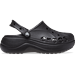 Crocs Black Baya Platform Clog Shoes