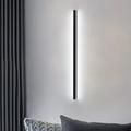 Orren Ellis Minimalist Linear Wall Lamp (3 Temperature Dimmable) Metal | 80" H x 1.5" W x 1.5" D | Wayfair E879C19C509B4D468B49B088A108FCCC