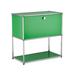 Wade Logan® Arli 30.5" Wide Shelf Storage Cabinet, Stainless Steel in Green | 29 H x 30.5 W x 14.76 D in | Wayfair 6D56E65D0C454EDF9C488D83ECD02C12