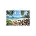 Dovecove Red Rocks at the Anse Lazio by Jan Becke - Unframed Graphic Art Metal | 24 H x 32 W x 0.25 D in | Wayfair A3AD5A3D439249898428FA7D85E80EB7