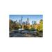 Latitude Run® Manhattan Skyline Seen From Central Park, New York City, USA Print On Acrylic Glass Plastic/Acrylic in Blue/Gray/Green | Wayfair