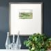 Red Barrel Studio® Bennachie Rain I - Single Picture Frame Print Paper in Gray/Green/White | 17 H x 17 W x 1.25 D in | Wayfair