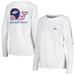 Women's Vineyard Vines White Denver Broncos Helmet Long Sleeve T-Shirt