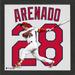 Highland Mint Nolan Arenado St. Louis Cardinals 13'' x Impact Jersey Framed Photo