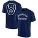 Unisex Fanatics Signature Navy Milwaukee Brewers Elements Super Soft Short Sleeve T-Shirt