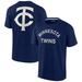 Unisex Fanatics Signature Navy Minnesota Twins Elements Super Soft Short Sleeve T-Shirt