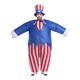 1 Set Patriotic Blow up 4th of July Blow up 4th of July Costume Uncle Sam Blow up Uncle Sam Costume American Flag Clothes Adult Performance Props Inflatable United States