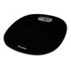 TERRAILLON Pop First Electronic Personal Scale, Ultra-Thin, Automatic On/Off, Large LCD Screen - Max Capacity 160kg - Black