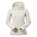 Berghaus Women's Darria Full Zip Fleece Hoodie, Added Warmth, Flattering Style, Bone White, 14