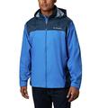 Columbia Men's Glennaker Lake Rain Jacket Waterproof Rain Jacket, Blue Jay x Columbia Navy, Size XXL