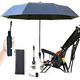 Baby Stroller Umbrella Parasol, Universal Baby Parasol, 360 Degree Rotatable Parasol, UV Protection Waterproof Sun Umbrella with Clamp and Umbrella Handle for Trolley, Wheelchair, Beach Chair ( Color