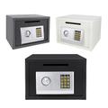 Safe Box, Reinforced Alloy Safe, 0.56 Cubic Feet/ 16L, Wall Mounted Cabinet Safe, Digital PIN Keypad Safe Box with Keys, One-key Hidden Lock, Dual Key System, Safe for Documents, Money, Jewelry