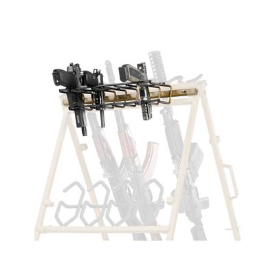 Savior Equipment RK-FRODAL-36-BK Carbon Black Aluminum Vertical Fishing 36-Rod Rack