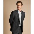 Men's Ultimate Performance Birdseye Suit Jacket - Grey, 46R Regular by Charles Tyrwhitt