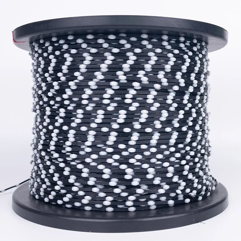 Guirlande lumineuse LED à fil noir, 5V, WS2811, WS2812, 3 broches, couleur de rêve, accessoires RGBIC adressables individuellement, lumière féerique