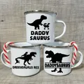 Tasse à café Daddysaurus drôle cadeau d'anniversaire de papa cadeau de dinosaure tasse de boisson