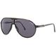 Carrera Unisex Champion65/n Sunglasses, Matte Black/Grey/Gold, One Size