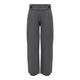 JdY Damen JDYGEGGO New Long Pant JRS NOOS Hose, Medium Grey Melange/Detail:Black Buttons, 34