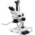 AmScope 3.5X-90X Digital Zoom Stereo Microscope with 144-LED Light + 10MP USB Camera New