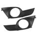 1 Pair Left Right Side Fog Light Grille Cover Trim Fit for Nissan Altima 2013 2014 2015 Black