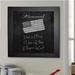 Steelside™ Rustic Light Wall Mounted Chalkboard Manufactured Wood in Brown | 48" x 48" | Wayfair 302AFED5DC374337A7BBF6ED1AC87655