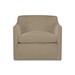 Armchair - Birch Lane™ Marietta Upholstered Swivel Armchair Polyester in Black/Brown | Wayfair 7B78D8E3FDF2440EB7085440DB2D1949