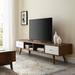 Corrigan Studio® Transmit 70" Media Console Wood TV Stand by Modway Wood in Brown | 16 H x 70 W x 16 D in | Wayfair