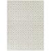 White 83.86 x 62.99 x 0.55 in Area Rug - Hokku Designs Dreyden Cream Modern Geometric Area Rug Polypropylene | 83.86 H x 62.99 W x 0.55 D in | Wayfair