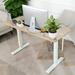 Inbox Zero 48" Electric Height Adjustable Standing Desk Wood/Metal in Brown/Gray | 48 W x 24 D in | Wayfair 923DA4B4700F4391BEF6583844B4A642