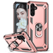 LeYi Galaxy A13 5G Case Samsung Galaxy A04S/ A04 Case Military-Grade Heavy Duty Phone Case with Magnetic Ring Kickstand for Samsung A13 5G/ A04S/ A04 Rose Pink