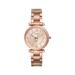 Women's Fossil Gold Texas Longhorns Carlie Rose Stainless Steel Watch