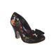 Irregular Choice Damen All Friends Together Pumps, Schwarz