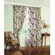 Curtina Kerena 3-inch Lined Curtains, 66 x 90-inch, Aubergine