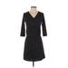 Banana Republic Factory Store Casual Dress - Sweater Dress: Black Tweed Dresses - Women's Size X-Small