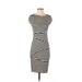 Bailey 44 Casual Dress - Sheath: Black Stripes Dresses - Women's Size Small