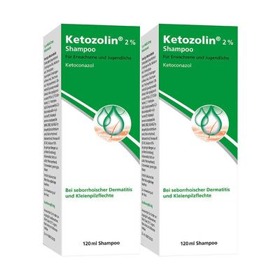 Ketozolin 2% Shampoo Doppelpack 2x120 ml Image