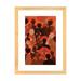 East Urban Home 'Fire Womxn' by Reyna Noriega - Painting Print Paper, Wood in Brown/Red | 24 H x 16 W x 1 D in | Wayfair