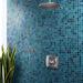 Bond Tile Speckle 11.73" x 11.73" Iridescent 1" Squares Mosaic Wall Tile (0.95 Sq. Ft./Sheet) in Blue | 11.73 H x 11.73 W x 0.31 D in | Wayfair