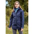 Glacial Extreme Womens Long Waterproof Jacket - Navy