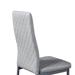 Latitude Run® Abileigh 4-piece Dining Chairs, Faux Dining Chair, Modern Dining Chairs Faux /Upholstered in Gray | Wayfair