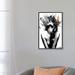 Everly Quinn Einstein For the Lateral Thinker by Loui Jover - Graphic Art Print on Canvas in Black/White | 26 H x 18 W x 1.5 D in | Wayfair