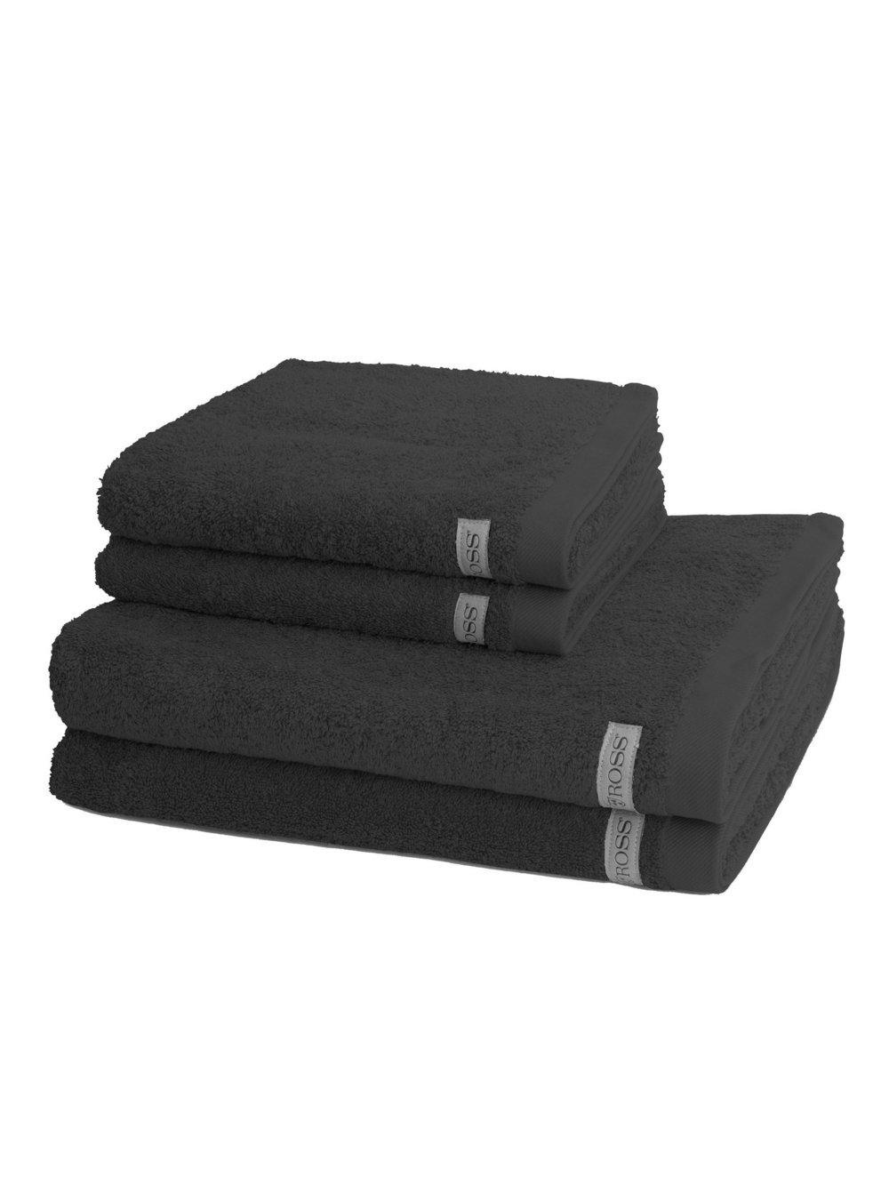 Ross Handtuchset 4-teilig Damen grau, ONE SIZE Image