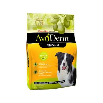 AvoDerm Original Chicken Meal & Brown Rice Recipe Adult Dry Dog Food, 15-lb bag